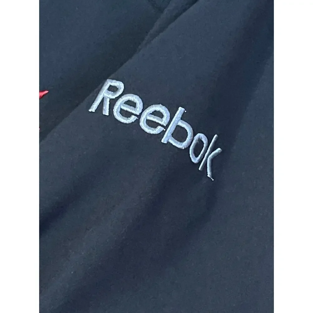 Reebok Womens NWT Size Large Black Softshell Jacket Fleece Lined Branded BSA